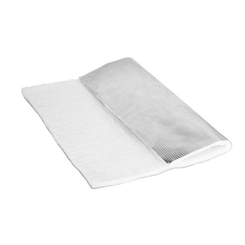 HiwowSport 21"X24"X1/4'' Reduce Radiant Heat Heatshield Exhaust Pipe Heat Shield Silver - Image 3